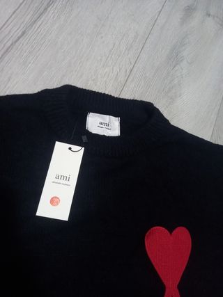 Jersei Ami Paris negro nuevo