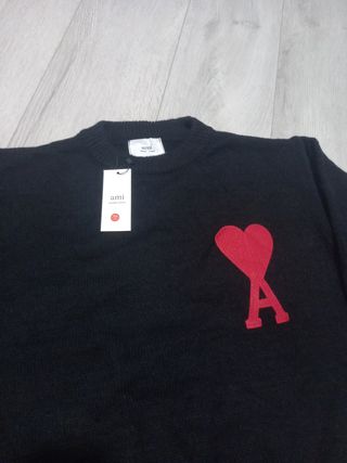 Jersei Ami Paris negro nuevo