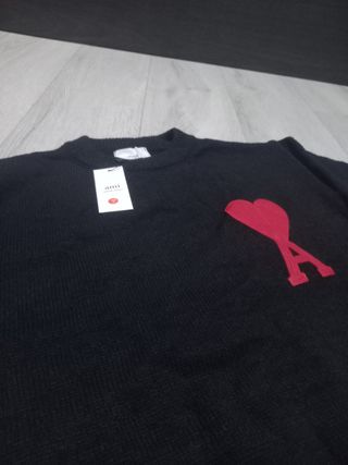 Jersei Ami Paris negro nuevo