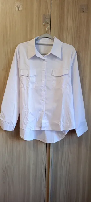 Completo Capodanno L: Pantalone Blu e Camicia Bian