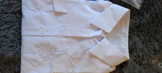 Completo Capodanno L: Pantalone Blu e Camicia Bian