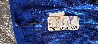 Completo Capodanno L: Pantalone Blu e Camicia Bian