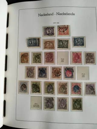 Álbum de selos, Holanda 1852 a 1985