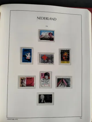 Álbum de selos, Holanda 1852 a 1985