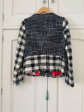 Chaqueta Desigual Cuadros Tweed