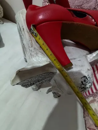 Zapatos de piel Menta rojos