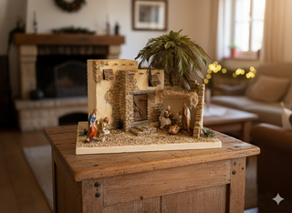 Presepe Palestinese Artigianale con Palma