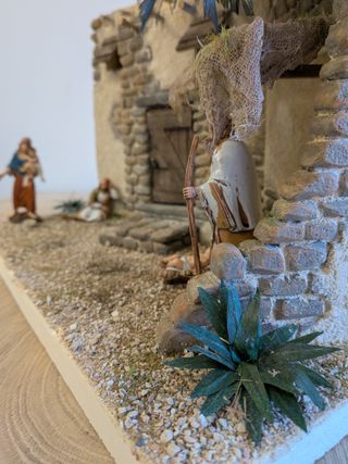 Presepe Palestinese Artigianale con Palma