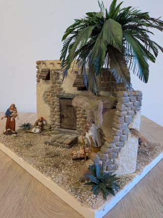 Presepe Palestinese Artigianale con Palma