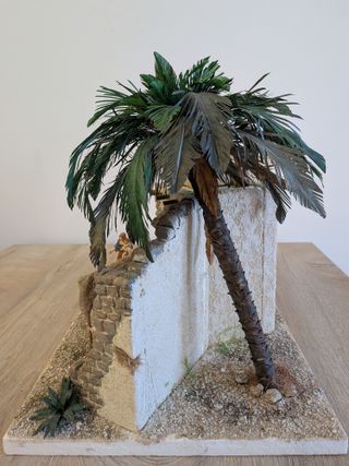 Presepe Palestinese Artigianale con Palma