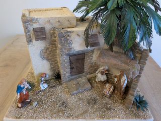 Presepe Palestinese Artigianale con Palma