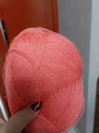 Gomitoli lana soffice rosa