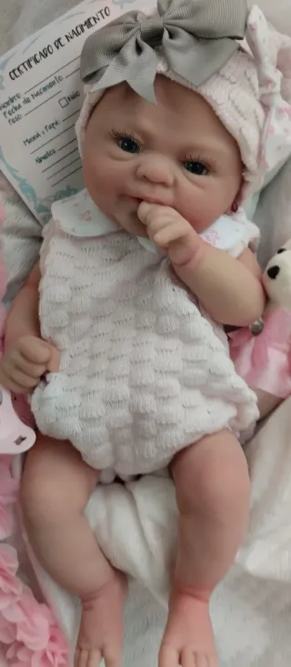 Bebé Reborn Silicona 38 cm