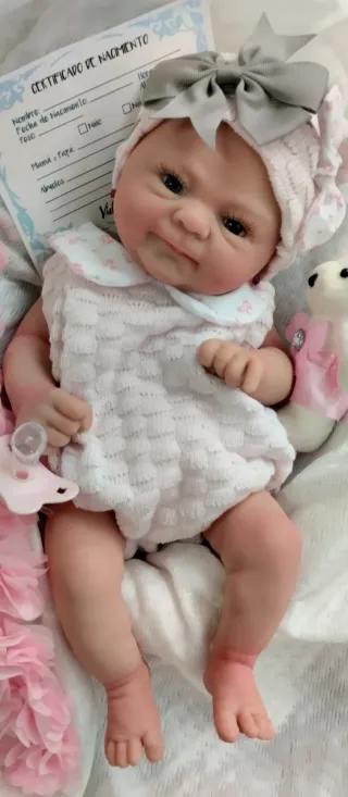 Bebé Reborn Silicona 38 cm