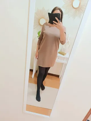 Abito Vicolo corto color beige taglia M