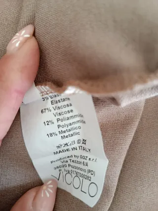 Abito Vicolo corto color beige taglia M