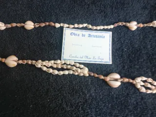 Collar artesano conchas rías bajas O Grove