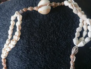 Collar artesano conchas rías bajas O Grove