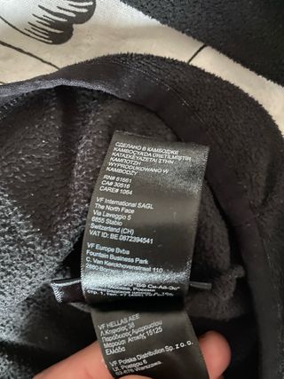 Sudadera The North Face Negra Media Cremallera