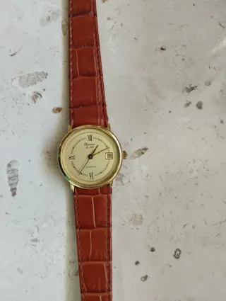 Orologio Perseo Oro e Pelle Marrone