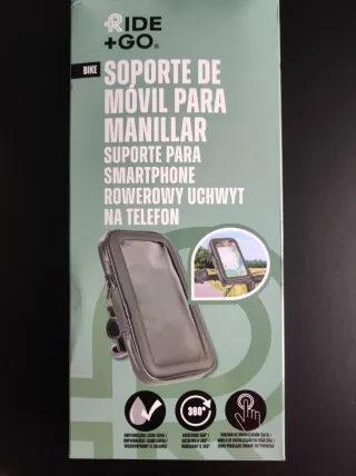 Soporte móvil bici manillar impermeable 360º