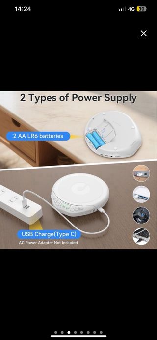 NUEVO Reproductor CD Blanco