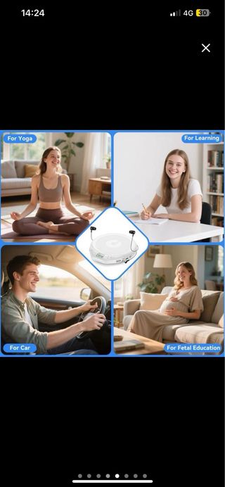 NUEVO Reproductor CD Blanco