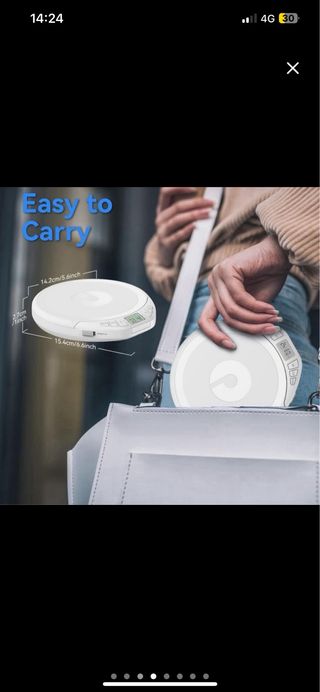 NUEVO Reproductor CD Blanco