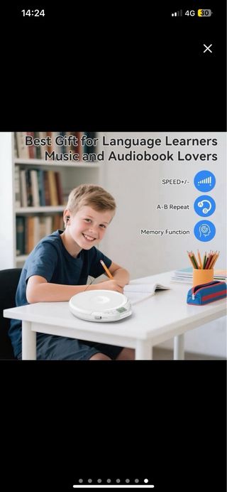 NUEVO Reproductor CD Blanco