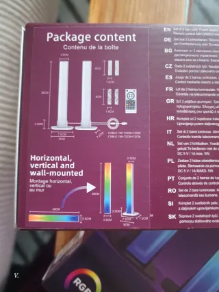 Set 2 Barras LED RGB Magic Lightbar