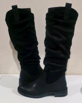 Botas altas negras