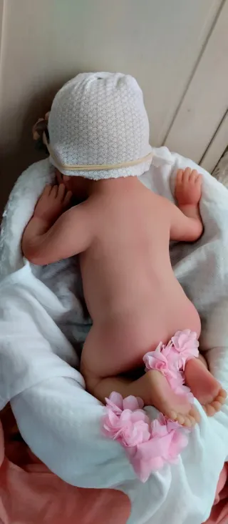 Bebé Reborn Silicona Completa 49cm