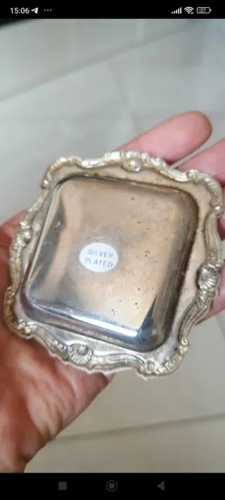 Vassoietto silver Contea di Windsor anni 70