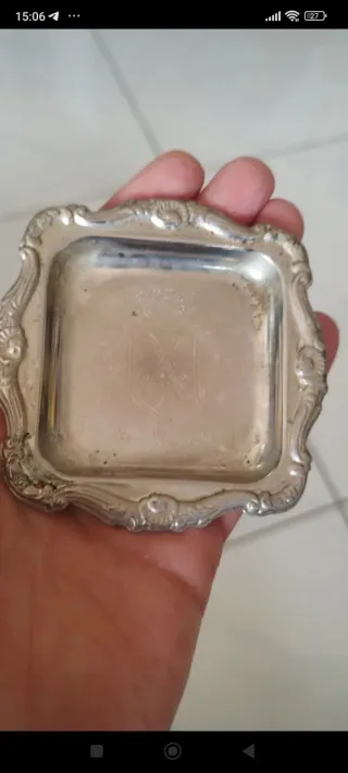 Vassoietto silver Contea di Windsor anni 70