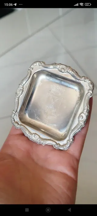 Vassoietto silver Contea di Windsor anni 70