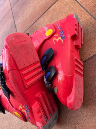 Stivali da sci rossi