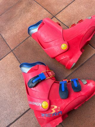 Stivali da sci rossi