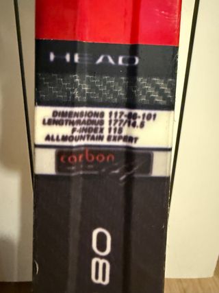 Esquís HEAD Cyber XP 80 177cm + Fijaciones Salomon