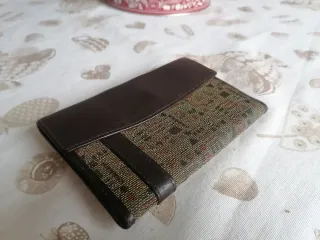Cartera mujer marrón y multicolor