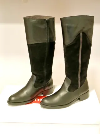 Stivali alti da donna neri T.37