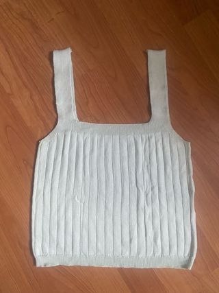 Conjunto punto canalé LC W verde menta