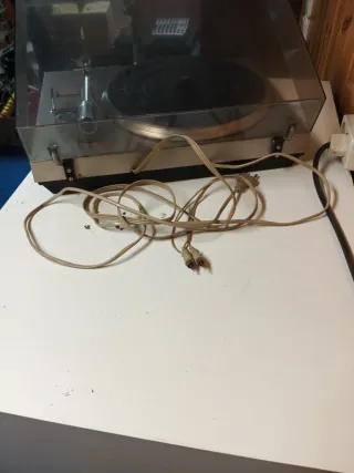 Giradiscos Philips Vintage Plata/Negro