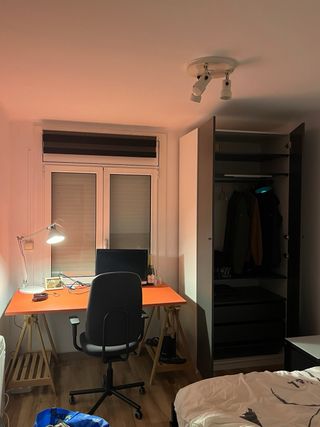 cama y amario madera de 2024 IKEA