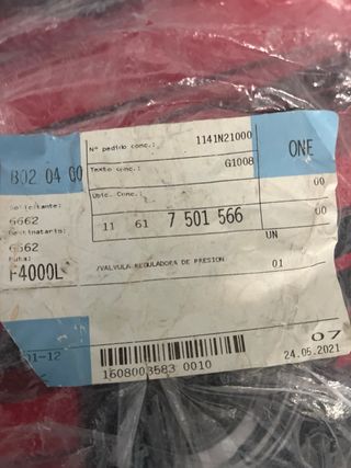 Válvula Presión BMW