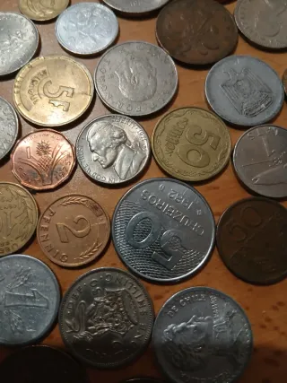 310 monedas extranjeras.