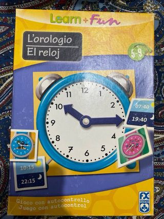 Juego L'orologio El reloj Learn+Fun