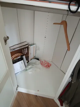 Armario esquinero Ikea puertas cristal