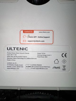 Ultenic T10 Pro Robot Aspiratore