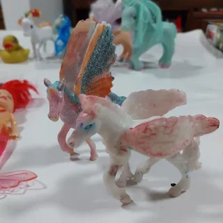 Lotto Giocattoli Bambole Cavalli e Accessori