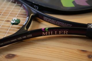 Racchetta da tennis, Miller Body Six, colore nero